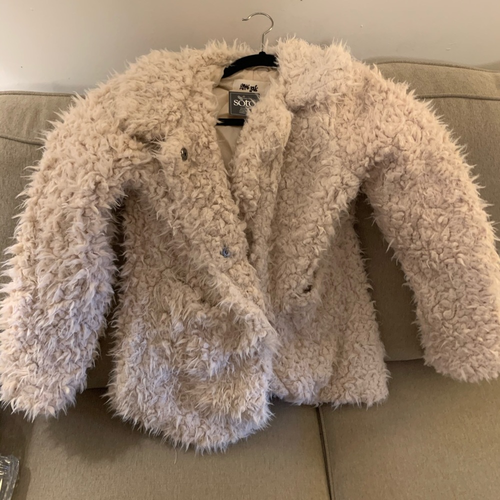 Cream Teddy Jacket